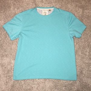 TASSO ELBA ISLAND Short Sleeve T-Shirt L Turquoise